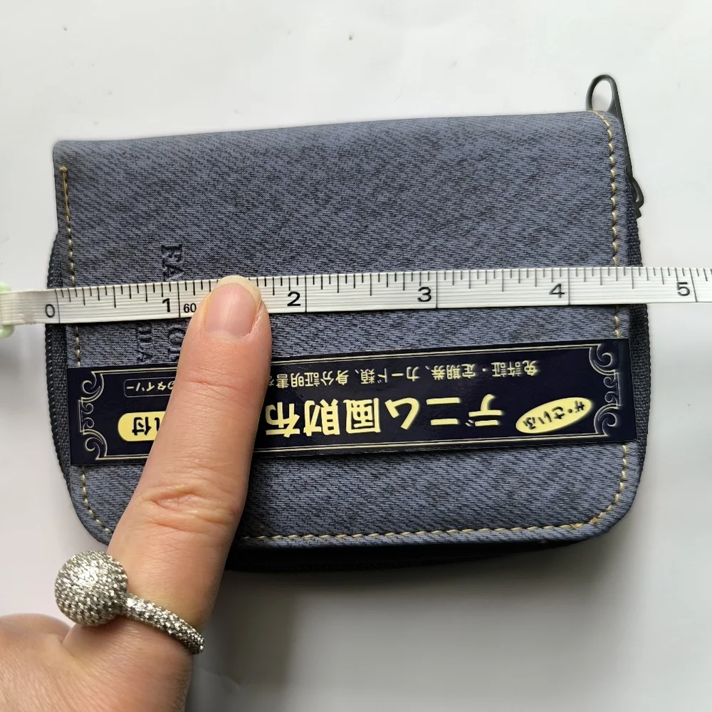 Fashion Milano Blue Canvas Wallet